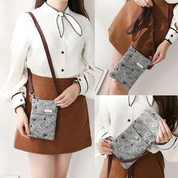 Women Cell Phone Purse Pouch Handbag Case Small Shoulder Bag Cross-body Wallet - Picture 5 of 15